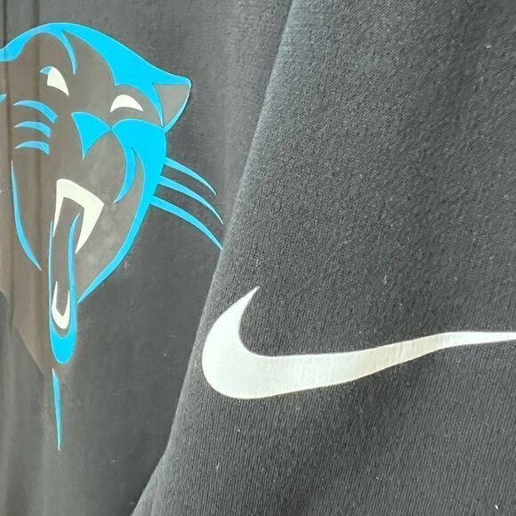 Carolina Panthers Nike KO Logo Essential Hoodie black size small - Picture 7 of 16